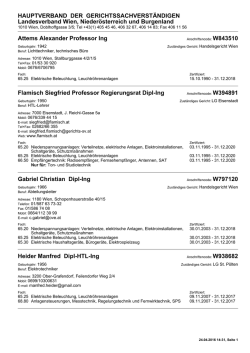 Druckansicht - Hauptverband