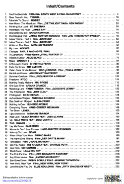 Inhalt/Contents