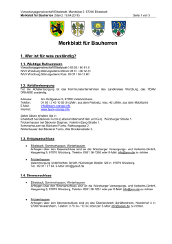 Merkblatt für Bauherren - Verwaltungsgemeinschaft Eibelstadt