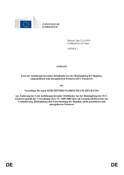 annex 1 - Europäische Kommission