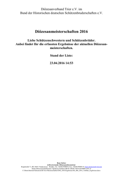 Di&ouml;zesanmeisterschaften 2016