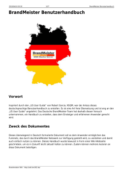 Benutzerhandbuch als PDF - Brandmeister Wiki