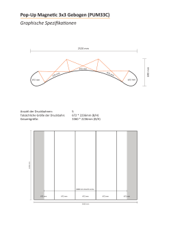 Pop-Up Magnetic 3x3 Gebogen (PUM33C) Graphische