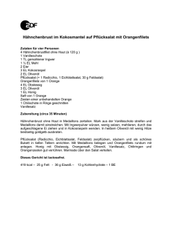 H&auml;hnchenbrust im Kokosmantel auf Pfl&uuml;cksalat