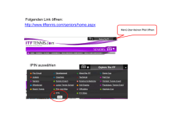 ITF-IPIN-Anmeldung