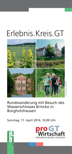 ProGT Wanderung 17.04.2016