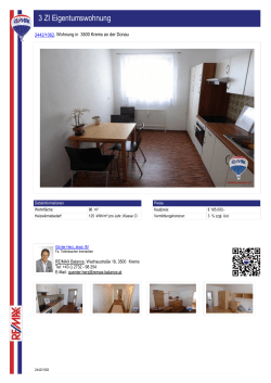 3 ZI Eigentumswohnung, Wohnung in Krems an