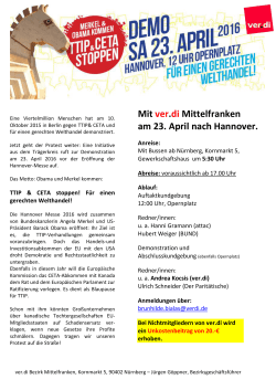 Info - Erlangen gegen TTIP