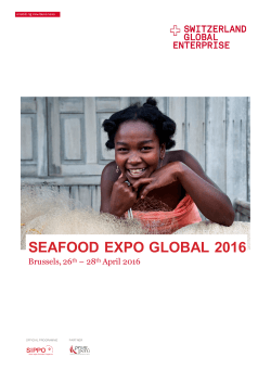 seafood expo global 2016 - Switzerland Global Enterprise