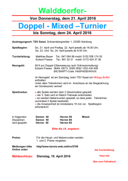 Ausschreibung