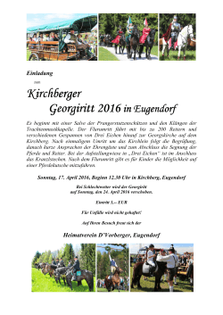 Kirchberger Kirchberger Georgiritt Georgiritt 2016 in Eugendorf
