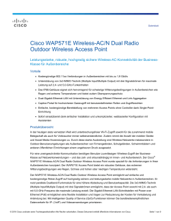 Cisco WAP571E Wireless-AC/N Dual Radio Outdoor Wireless