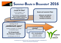 Sommer-Boule in Bissendorf 2016