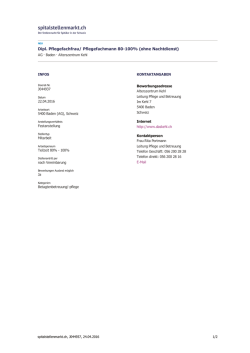 Dipl. Pflegefachfrau/ Pflegefachmann 80