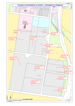 Verwertbare Grundstücksflächen im Gewerbe- u