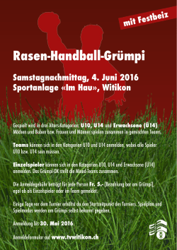 Rasen-Handball-Grümpi