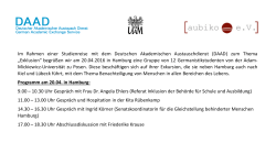 Im Rahmen einer Studienreise mit dem Deutschen Akademischen