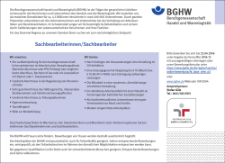 Stellenangebot zum