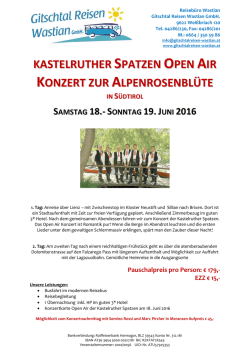 kastelruther spatzen open air konzert zur alpenrosenblüte