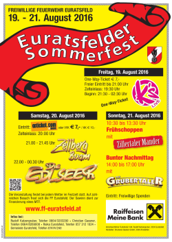 Plakat 2016 - FF – Euratsfeld