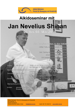 Jan Nevelius Shihan - Aikido Zentrum D&uuml;sseldorf