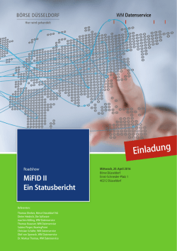 Einladung - WM Seminare