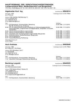 Druckansicht - Hauptverband