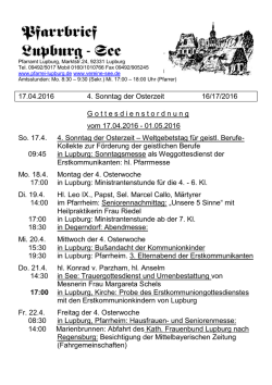 Pfarrbrief ab 17.04.2016