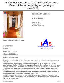 Einfamilienhaus mit ca. 220 m&sup2; Wohnfl&auml;che und Fernblick Nahe