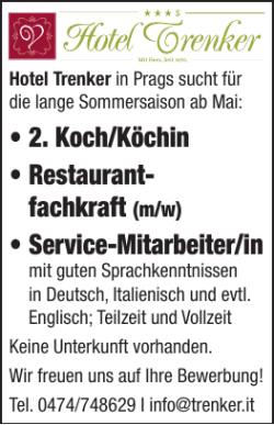 2. Koch/Köchin • Restaurant- fachkraft (m/w