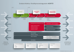 Grobarchitektur Kreditprocessingsystem MONTO