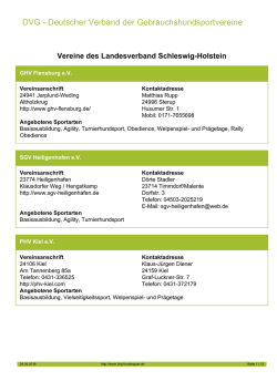 DVG - Deutscher Verband der Gebrauchshundsportvereine