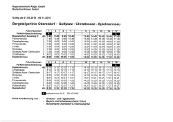 Fahrplan