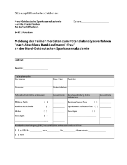 PDF-Datei 41 KB - Ostdeutsche Sparkassenakademie