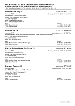 Druckansicht - Hauptverband