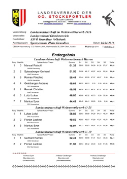 Ergebnis - Landesverband