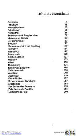 Inhaltsverzeichnis