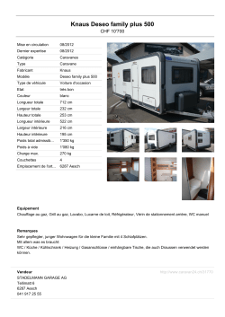 Knaus Deseo family plus 500