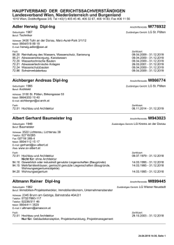 Druckansicht - Hauptverband
