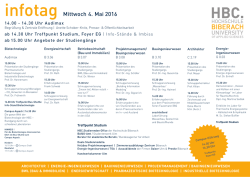 infotag infotag - Hochschule Biberach