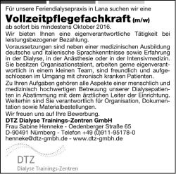 Vollzeitpflegefachkraft (m/w)