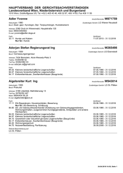 Druckansicht - Hauptverband