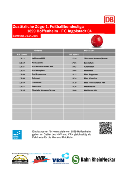 Ihr Fahrplan Heilbronn Hbf