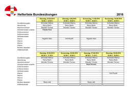 Helferliste Bundes&uuml;bungen 2016