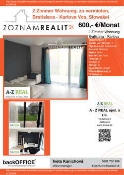 Druck - Immobilien der Slowakei