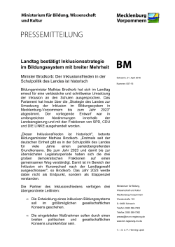 057-16 Inklusionsstrategie im Landtag