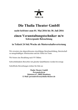 Die Thalia Theater GmbH