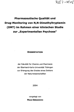 (DMT) im Rahmen einer klinischen Studie zur