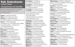 Gottesdienstplan