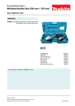 Produktinformation